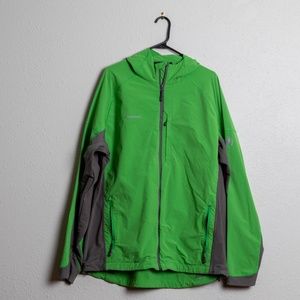 Mammut reflective Hooded Soft Shell Jacket 2XL Green